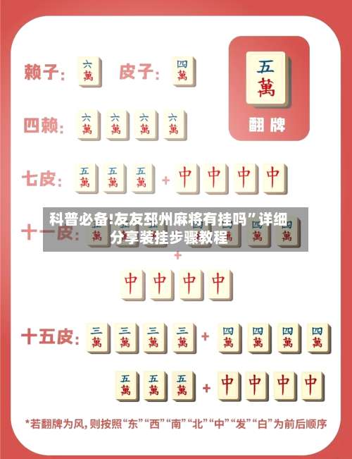 科普必备!友友邳州麻将有挂吗”详细分享装挂步骤教程-第1张图片