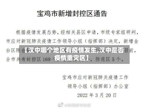 【汉中哪个地区有疫情发生,汉中是否疫情重灾区】-第1张图片