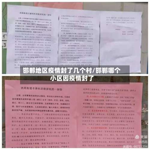 邯郸地区疫情封了几个村/邯郸哪个小区因疫情封了-第2张图片